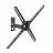 Suport perete BARKAN BM331, 13"-65",  -5°,  +15°,  400x400,  40 kg,  Negru