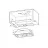Hota Elica ERA C WH/A/52, 700 m³/h, 1 motor, 53.5 cm, Filtru din aluminiu absorbant de grasimi, Alb