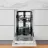 Masina de spalat vase incorporabila Hotpoint-Ariston WSIC 3M27 C, 14 seturi,  9 programe,  Control electronic,  59.5 cm,  Alb, A++