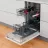 Masina de spalat vase incorporabila Hotpoint-Ariston WSIC 3M27 C, 14 seturi,  9 programe,  Control electronic,  59.5 cm,  Alb, A++