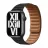 Bratara pentru ceas HELMET LEATHER APPLE WATCH STRAP 38/40 M/L BLACK