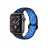 Ремешок браслет для часов HELMET SPORT APPLE WATCH STRAP  SILICA GEL 38/40 M/L BLUE BLACK