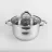 Cratita cu capac Maestro MR-3513- 20, 3.9 l,  20 сm,  Inox,  Inox