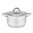 Cratita cu capac Maestro MR-3513-24, 6.5 l,  24 cm,  Inox,  Inox