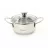 Cratita cu capac Maestro MR-3510-24, 5 l,  24 cm,  Inox,  Inox