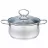 Cratita cu capac Maestro MR-3508-28, 8.6 l,  28 cm,  Inox,  Inox