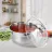 Cratita cu capac Maestro MR-3508-30, 10 l,  30 cm,  Otel inoxidabil de calitate superioara