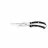 Foarfeca Maestro MR-1450, 25 cm,  Inox,  Negru