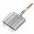 Grila pentru Barbeq Maestro MR-1002, Inox,  Lemn,  25 x 30 cm