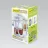 French-press Maestro MR-1663-1000, 1 l,  Plastic,  Sticla termorezistenta,  Verde,  Portocaliu,  Rosu