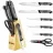 Set cutite Maestro MR-1407, 7 piese in set,  Inox,  Plastic