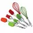 Ustensile de bucatarie Maestro MR-1590, Silicon,  Plastic,  Verde,  Oranj,  Galben,  Rosu
