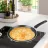 Tigaie pentru clatite Maestro MR-1206-20, 20 cm,  Aluminiu,  Acoperire antiaderenta,  Negru