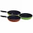 Tigaie cu capac Maestro MR-1200-24, 24 cm,  Aluminiu,  Antiaderenta,  Galben,  Rosu,  Verde