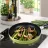 Tigaie cu capac Maestro MR-1200-24, 24 cm,  Aluminiu,  Antiaderenta,  Galben,  Rosu,  Verde