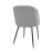 Scaun DP SPECTRE, Scaun de bucatarie,  Metal,   Stofa,  Gri, 53 x 62 x 80