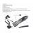 Masina de tuns MPM MMW-01, Acumulator,  5 trepte de taiere,  1 duza,  Lama сeramica,  Gri
