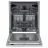 Masina de spalat vase incorporabila Whirlpool WIC 3C33 PFE, 14 seturi,  8 programe,  Control electronic,  60 cm,  Alb,, A+++