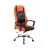 Fotoliu de birou Nowy Styl DAKAR PLUS ORANGE, Piele ecologica,  Plasa acrilica,  Gazlift,  Negru,  Oranj