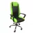 Fotoliu de birou OEM DAKAR PLUS GREEN, Piele ecologica,  Plasa acrilica,  Gazlift,  Negru,  Verde