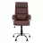 Офисное кресло OEM DELTA CHROME ECO-31, Экокожа,  Газлифт,  Коричневый, 51.5 x 57 x 114-125