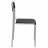 Стул Nowy Styl ASCONA CHROME V-CERATA, Хромированный металл,  Экокожа,  Чёрный, 81 x 45 x 46