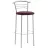 Scaun Nowy Styl MARCO HOKER CHROME V3, Metal cromat,  Piele artificiala,  Maro,, 96.5 x 40 x 40