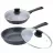 Tigaie cu capac Maestro MR-1225-24, 24 cm,  Aluminiu turnat,  Granit antiaderent,  Negru