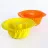 Tava de copt Maestro MR-1596, 27 x 27 x 12 cm,  Silicon,  Galben,  Orange