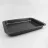 Tava de copt Maestro MR-1106-42, 42 x 28.5 x 4.5 cm,  Otel carbonat,  Gri inchis