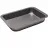 Tava de copt Maestro MR-1106-42, 42 x 28.5 x 4.5 cm,  Otel carbonat,  Gri inchis