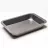 Tava de copt Maestro MR-1106-36, 36 x 24.5 x 5.5 cm,  Otel carbonat,  Gri inchis