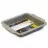 Tava de copt Maestro MR-1124, 30 x 26.7 x 4.2 cm,  Otel carbonat,  Gri