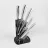 Set cutite Maestro MR-1410, 6 piese in set,  8",  8",  6",  5",  3.5",  Otel inoxidabil