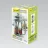 French-press Maestro MR-1663-800, 0.8 l,  Plastic,  Sticla termorezistenta,  Verde,  Oranj,  Rosu