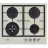Plita incorporabila cu gaz Whirlpool GOFL 629/S HOB WP, 4 arzatoare,  Arzator Wok,  Sticla calita,  Aprindere electrica