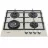 Plita incorporabila cu gaz Whirlpool GOFL 629/S HOB WP, 4 arzatoare,  Arzator Wok,  Sticla calita,  Aprindere electrica