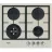 Plita incorporabila cu gaz Whirlpool GOFL 629/S HOB WP, 4 arzatoare,  Arzator Wok,  Sticla calita,  Aprindere electrica