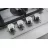 Plita incorporabila cu gaz Whirlpool GOFL 629/S HOB WP, 4 arzatoare,  Arzator Wok,  Sticla calita,  Aprindere electrica