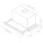 Hota Elica ELITE 26 IX/A/90, 800 m³/h,  1 motor,  90 cm,  Filtru din aluminiu absorbant de grasimi,  Inox