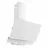 Hota WOLSER WL -F 60 TC WHITE, 500 m3/ h,  1 motor,  60 cm,  Filtru de grasime din aluminiu,  Alb
