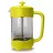 French-press Maestro MR-1669-1000, 1 l,  Plastic,  Sticla termorezistenta,  Violet,  Verde,  Galben