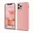 Чехол HELMET CASE LIQUID SILICONE IPHONE 12 PRO MAX,  ROSE, 6.7"