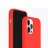Чехол HELMET CASE LIQUID SILICONE IPHONE 12 PRO,  RED, 6.1"