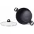 Cratita cu capac FISSMAN MAGNA 14331, 9.15 l,  30 cm,  Aluminiu,  Negru