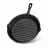 Tigaie grill FISSMAN 4068, 24 x 5 cm,  Fonta,  Negru