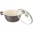 Cratita cu capac Maestro MR-4228, 5.8 l,  28 cm,  Aluminiu,  Bej