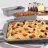 Tava de copt Maestro MR-1126-40, 40 x 27 x 4.5 cm,  Otel carbonat,  Gri