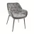 Scaun DP LOTUS, Metal,  Placaj,  Spuma poliuretanica,  Stofa,  Gri, 80 x 58 x 63