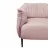 Fotoliu DP KING~PINK, Piele artificiala,  Pink, 87 x 85 x 77